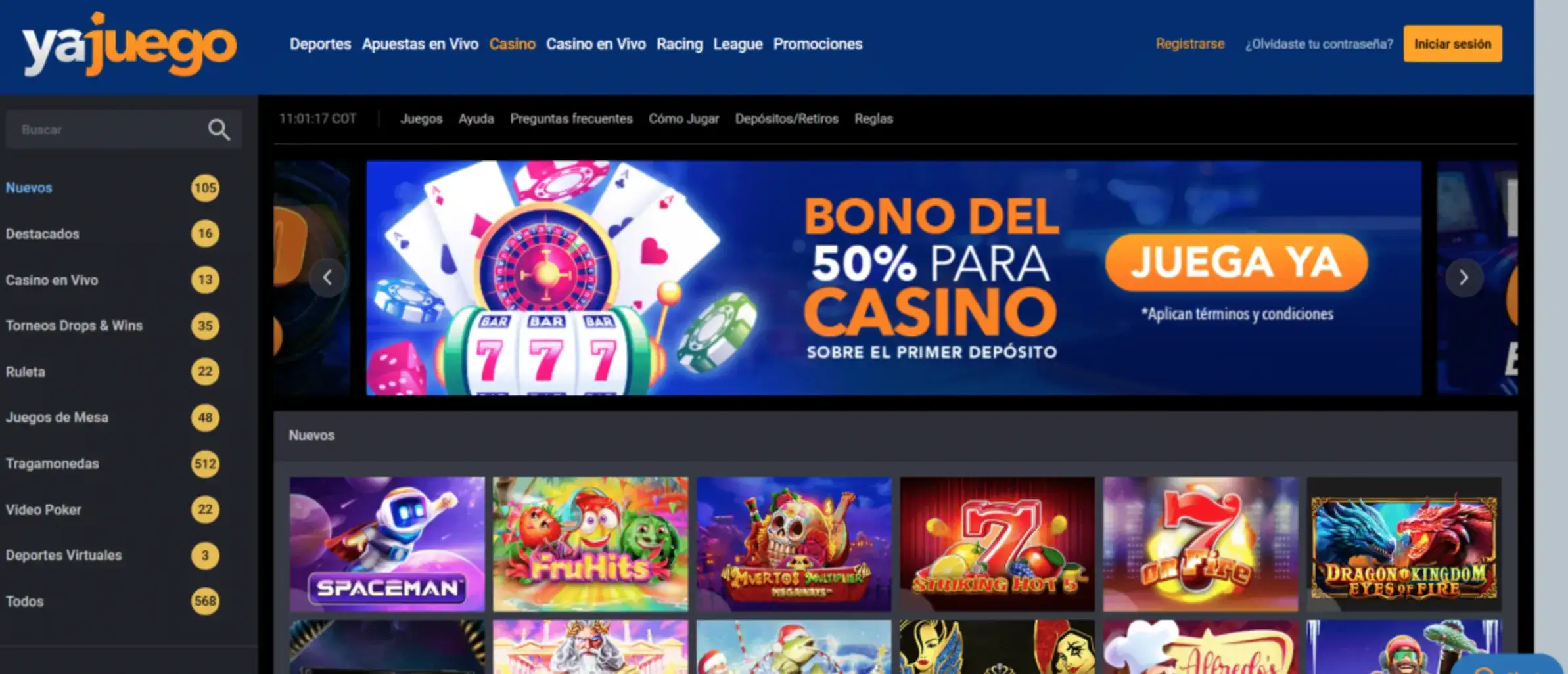 Los bonos sin depósito te permiten jugar gratis Bonos sin depósito Ya Juego