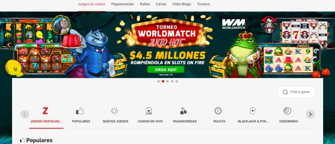Casinos online con juegos de dados Zamba casino online