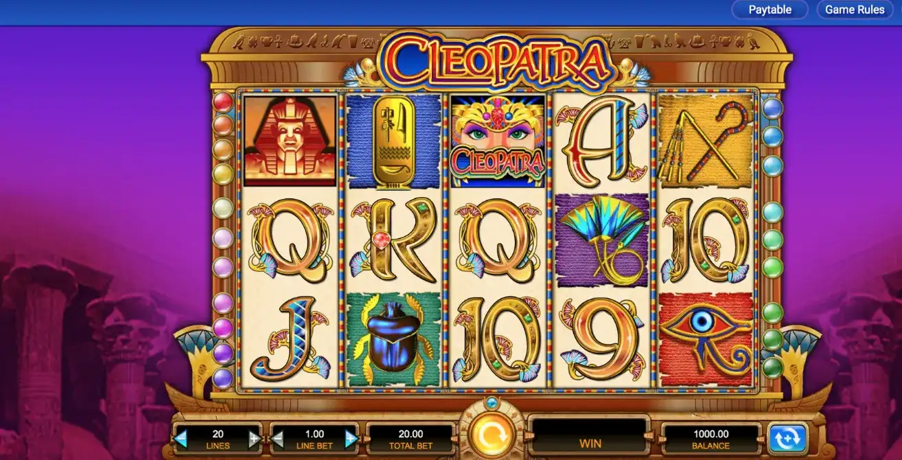Cleopatra es un ‘tragaperras’ gratis y muy popular Juego tragamonedas gratis cleopatra