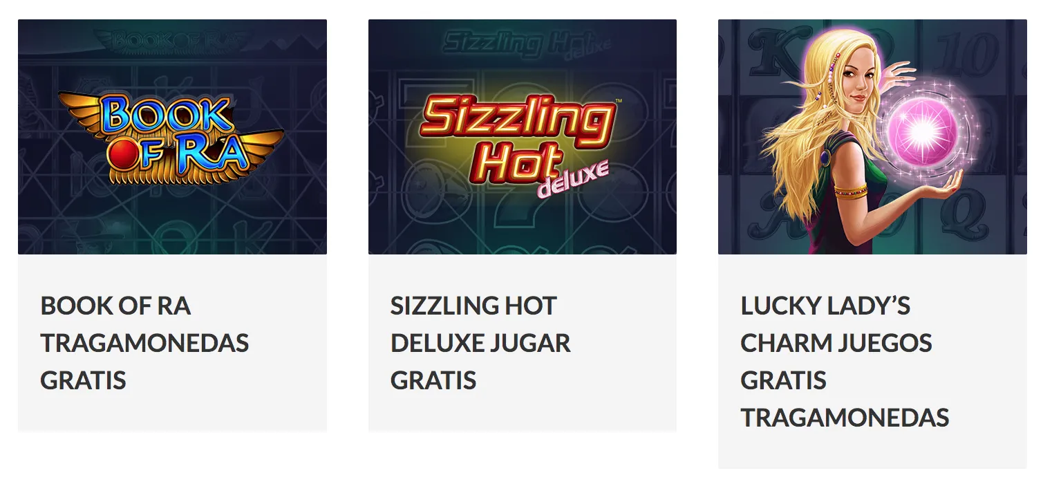 Juegos de tragamonedas gratis en casinos online Máquinas tragamonedas gratis juegos