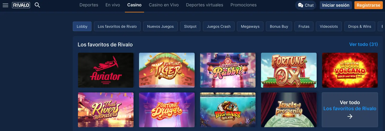 Juegos en Rivalo Rivalo juego