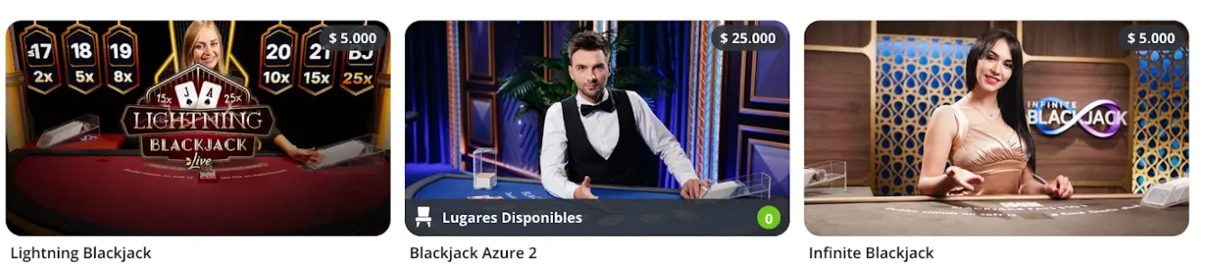 Blackjack en vivo Blackjack en vivo